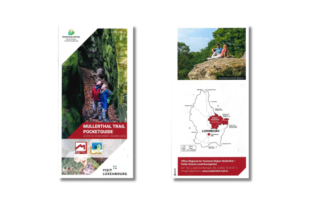 Mullerthal Trail Pocketguide (DE/EN - FR/NL)