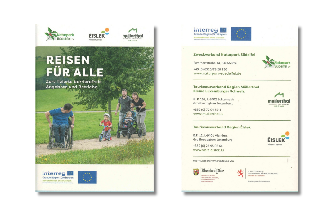 Broschüre "Reisen für alle"