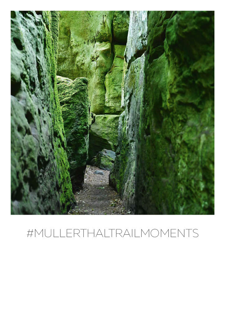 Mullerthal Trail Moments carte postale "Rochers 1"