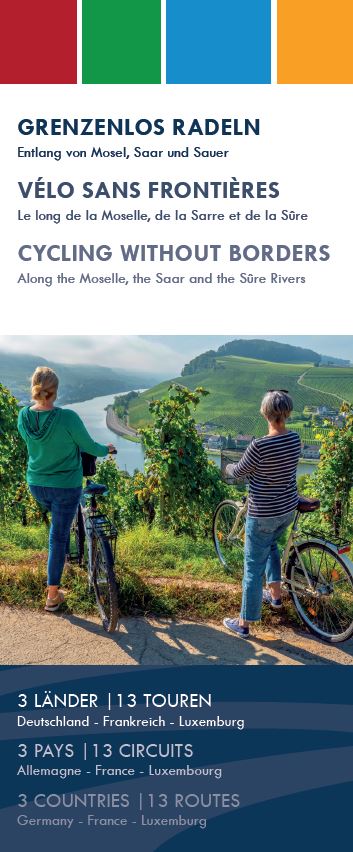 Map "Cycling without borders" (DE/EN/FR)